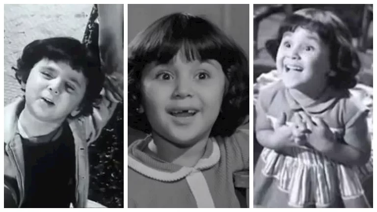 15 صورة توثق لحظات مميزة لطفلة السينما المصرية إكرام عزو التي غنت لها شادية مرتين