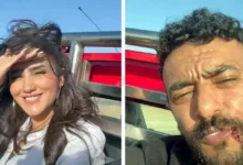 أحمد العوضي يشارك فيديو من كواليس فيلم "شمشون ودليلة" مع مي عمر