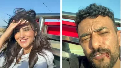 أحمد العوضي يشارك فيديو من كواليس فيلم "شمشون ودليلة" مع مي عمر