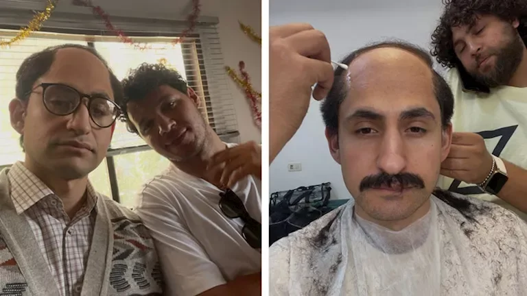 أمير المصري يشارك لقطات حصرية من كواليس فيلم "القصص"