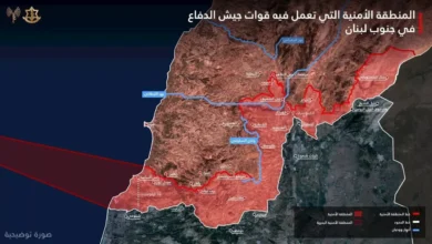 إسرائيل تنشر خريطة جديدة لتوسيع انتشارها في جنوب لبنان بعد رفض الانسحاب