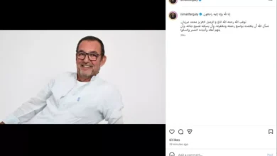 إسماعيل فرغلي ينعي الفنان محمد مرزبان بكلمات مؤثرة