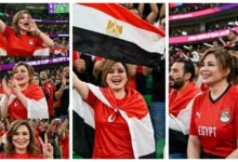 إلهام شاهين تعبر عن رأيها في مباراة مصر وبلجيكا قبل انطلاقها