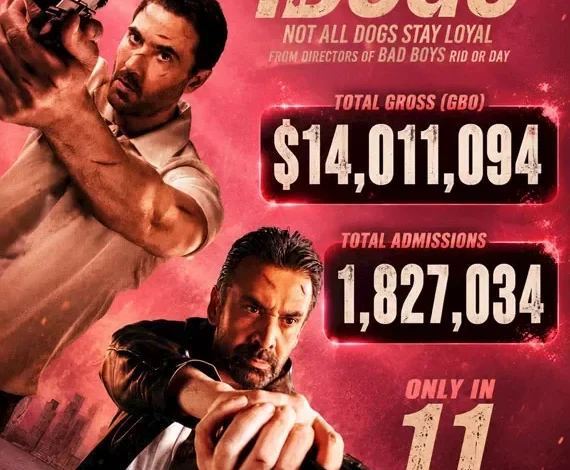 إيرادات فيلم 7Dogs تتخطى 14 مليون دولار خلال 11 يوماً