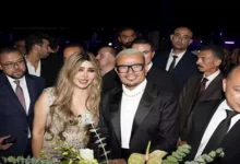 إيمان أبو طالب تتألق في حفل زفاف ابنة شقيق عماد زيادة بحضور نجوم الفن