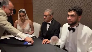 احتفال عائلي بزفاف نجل سيد رجب