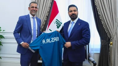 الزيدي يؤكد توفير الإمكانات لدعم مشاركة المنتخب في المونديال
