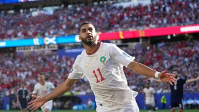 المغرب يحتفل بفوزها على أسكتلندا في تصفيات كأس العالم