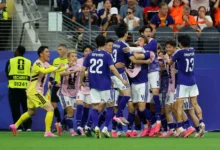 المنتخب الياباني يسجل هدفاً في الدقيقة 89 ويحقق ما لم تستطع آسيا تحقيقه أمام "الطواحين"