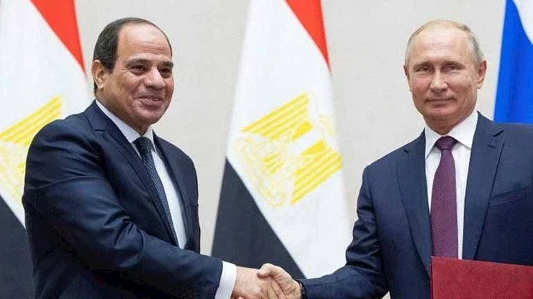 بوتين يشكر الرئيس السيسي ويصفه بالصديق