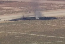 تحطم قاذفة أمريكية من طراز "B-52" عقب إقلاعها في كاليفورنيا