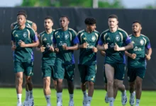 تدريبات استرجاعية للمنتخب الوطني عقب خسارته أمام بورتوريكو
