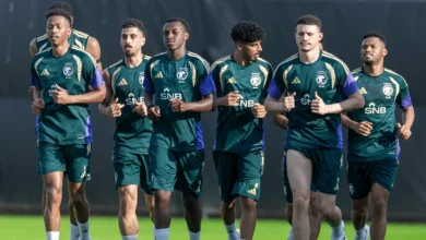 تدريبات استرجاعية للمنتخب الوطني عقب خسارته أمام بورتوريكو
