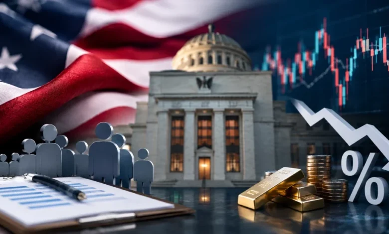 تراجع رهانات خفض الفائدة في ظل تغير بيانات التوظيف الأميركية وضغوط على أسعار الذهب
