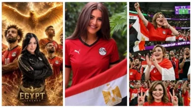 تفاعل نجوم الفن مع مباراة منتخب مصر ضد بلجيكا في كأس العالم قبل انطلاقها
