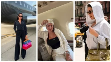 جورجينا تتألق بأناقتها ورشاقتها في أحدث إطلالة لها