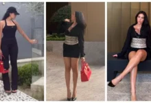 جورجينا تتألق بفستان أسود جريء خلال تجوالها في ميامي