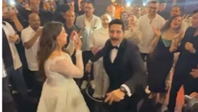 رقصة مميزة لمصطفى منصور وهايدي رفعت في حفل زفافهما 5 رقصة مميزة لمصطفى منصور وهايدي رفعت في حفل زفافهما
