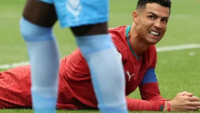 رونالدو يدعو البرتغاليين لرفع رؤوسهم بعد الخسارة أمام الكونغو