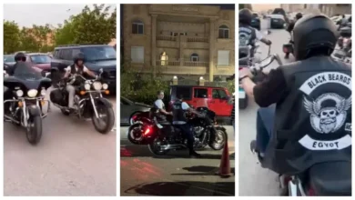 سائقو الدراجات البخارية يشاركون في عزاء الفنان الراحل محمد مرزبان بعدسته 20 صورة