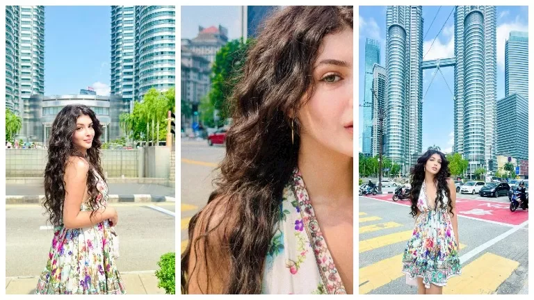 سارة بركة تتألق بإطلالة جريئة في شوارع ماليزيا