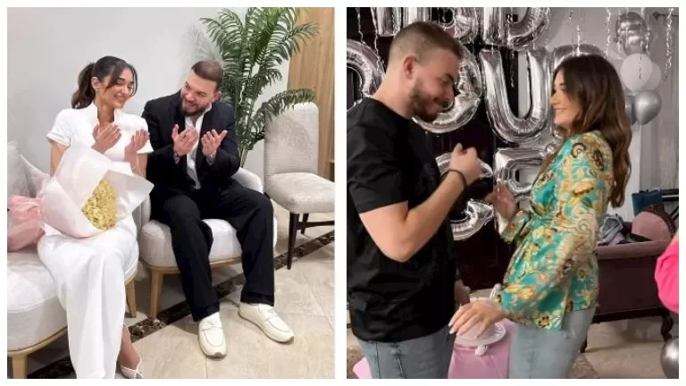شريف الليثي يهنئ ملك أحمد زاهر بعيد ميلادها بكلمات رومانسية