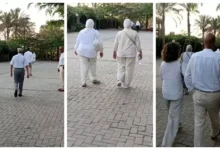 صور حصرية من عزاء الفنان الراحل محمد مرزبان بحضور يرتدي الملابس البيضاء
