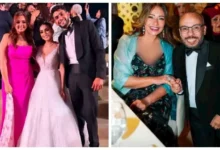 صور حفل زفاف نجل سيد رجب تضم ليلى علوي وبشرى ونجوم الفن