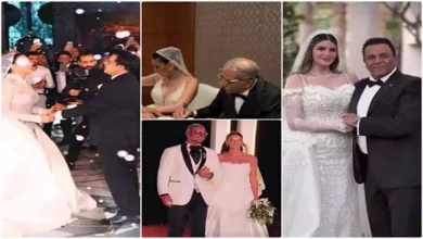 صور مميزة من حفلات زفاف أبناء الفنانين: ابنة تامر هجرس ونجل سيد رجب