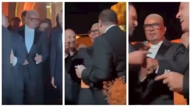 عمرو دياب يتسبب في إحراج باسم سمرة خلال حفل زفاف ابنة شقيق عماد زيادة