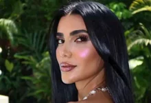 فستان أسود أنيق يبرز جمال ريم سامي في أحدث إطلالة لها