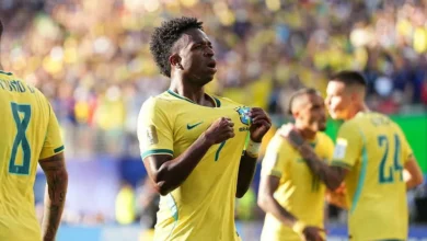 فينيسيوس يتساوى مع رونالدينيو في إنجازات كأس العالم