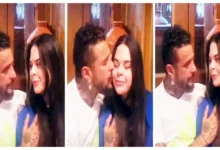قبلة رومانسية تجمع أحمد الفيشاوي بحبيبته كاميلا فيونا في أحدث ظهور لهما
