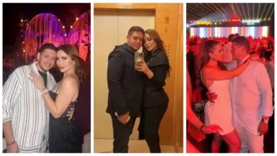لقطات رومانسية تجمع نسرين طافش وزوجها أحمد جوهر بعد إعلان انفصالهما