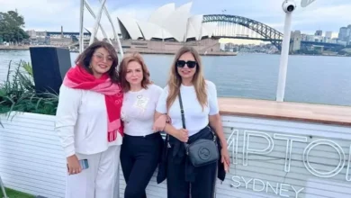 ليلى علوي تشارك صوراً مع إلهام شاهين وهالة صدقي خلال زيارتهم لأستراليا