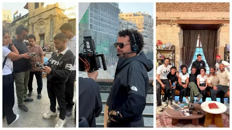 مازن المتجول يشارك لقطات حصرية من كواليس تصوير أغنية جديدة