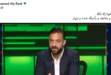 محمد علي رزق يدعم ميدو بعد إصابته بجلطة في المخ