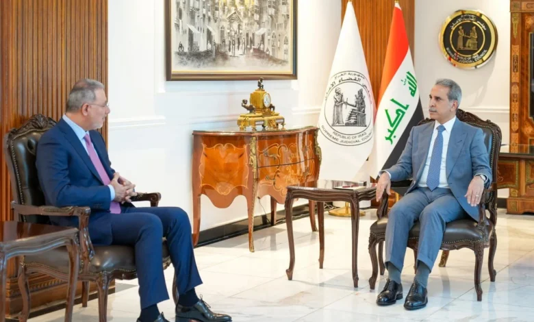 مناقشات بين زيدان والبدري لتعزيز التنسيق في القضايا التحقيقية