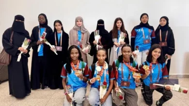 منتخب تعليم الطائف للبنات يحقق كأس النخبة في ألعاب القوى