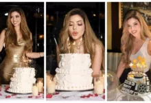 ميرنا جميل تحتفل بعيد ميلادها للمرة الثانية