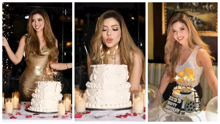 ميرنا جميل تحتفل بعيد ميلادها للمرة الثانية