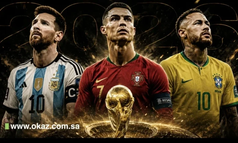 ميسي ورونالدو ونيمار: من سيكون صاحب الرقصة الأخيرة في مونديال 2026؟