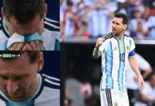 ميسي يوضح سبب دموعه بعد تسجيله هدفه في شباك الجزائر