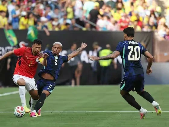 نجم البرازيل يغيب عن المونديال بعد إصابته أمام مصر