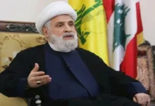نعيم قاسم: ربط الانسحاب الإسرائيلي بنزع سلاح المقاومة يعد تجاوزاً للخطوط الحمراء