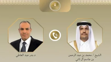 وزير الخارجية العراقي يناقش مع نظيره القطري جهود الوساطة وخفض التصعيد في المنطقة