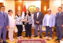 وزيرة التضامن الاجتماعي تلتقي بوفد مهرجان أسوان الدولي لأفلام المرأة
