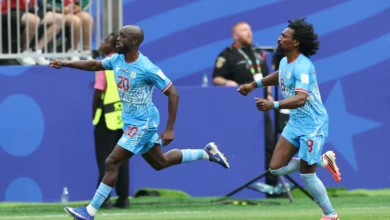ويزا أول لاعب كونغولي يسجل هدفاً في تاريخ المونديال