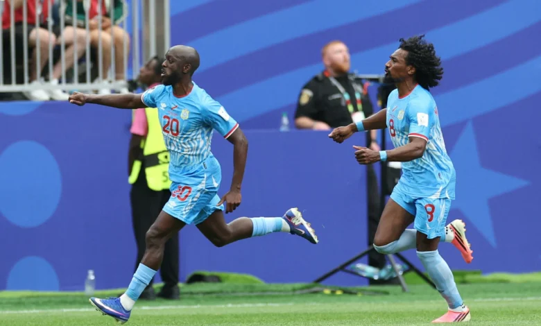 ويزا أول لاعب كونغولي يسجل هدفاً في تاريخ المونديال
