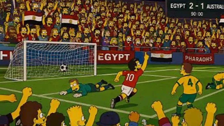 توقعات مسلسل "The Simpsons" لنتيجة مباراة مصر وأستراليا في كأس العالم تثير الجدل 1 توقعات مسلسل "The Simpsons" لنتيجة مباراة مصر وأستراليا في كأس العالم تثير الجدل